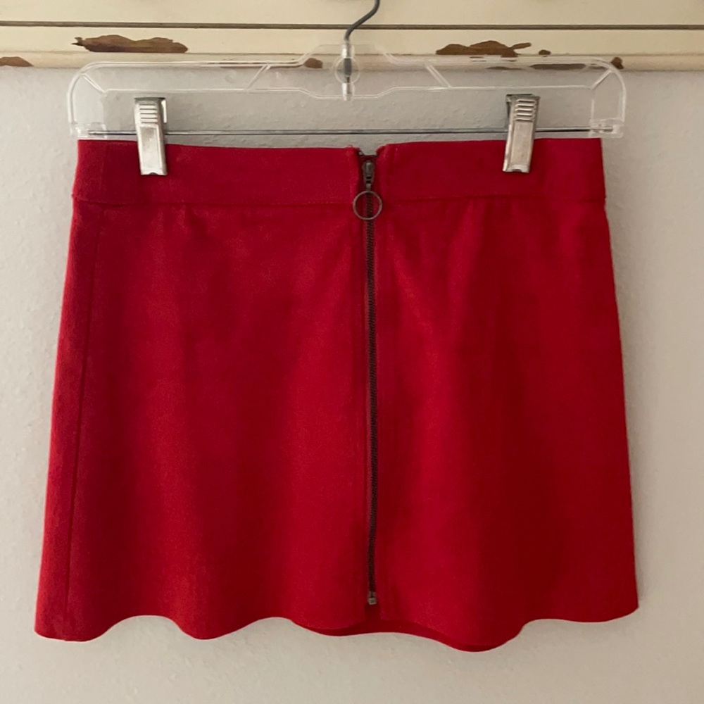 ZARA red skirt